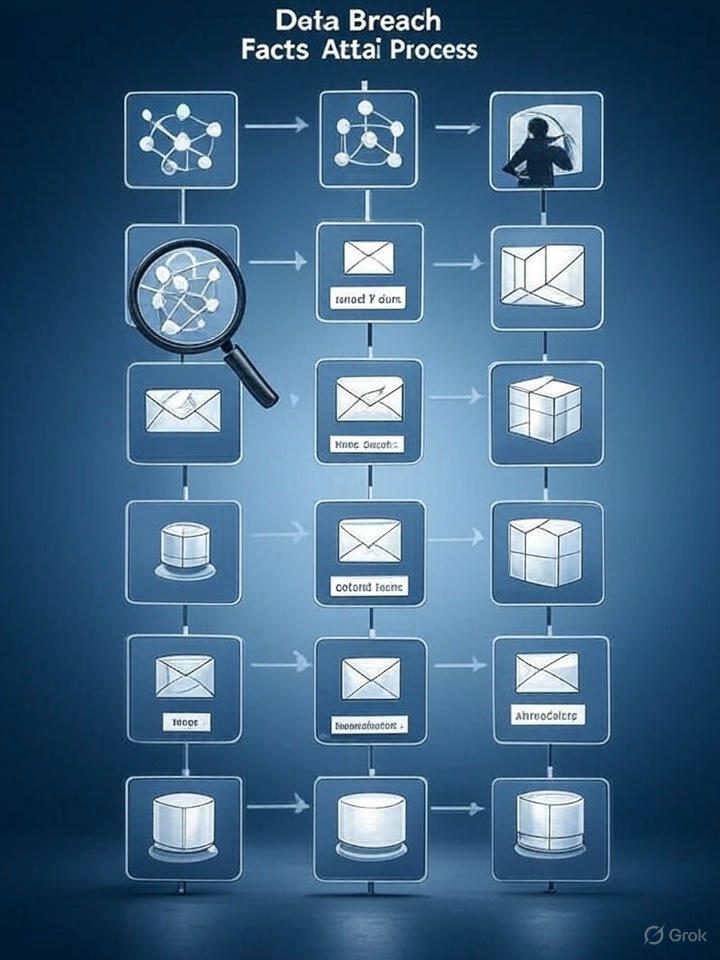 data breach facts attack process"*