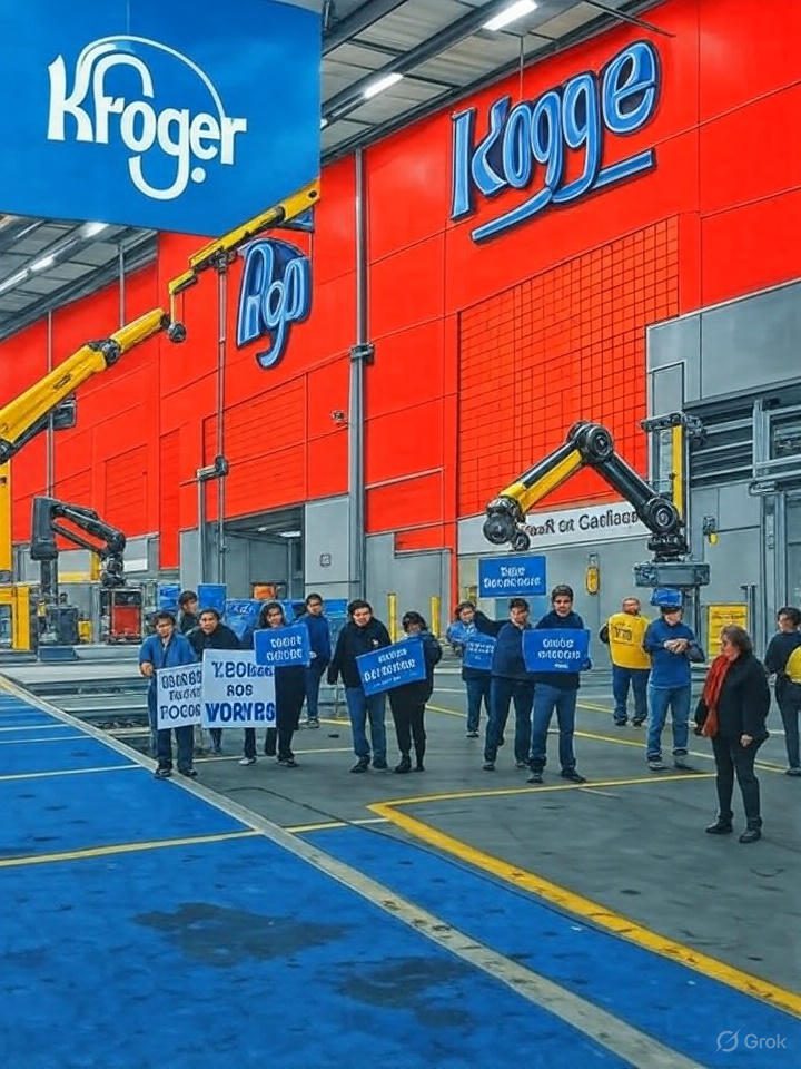 Kroger robotic fulfillment warehouse