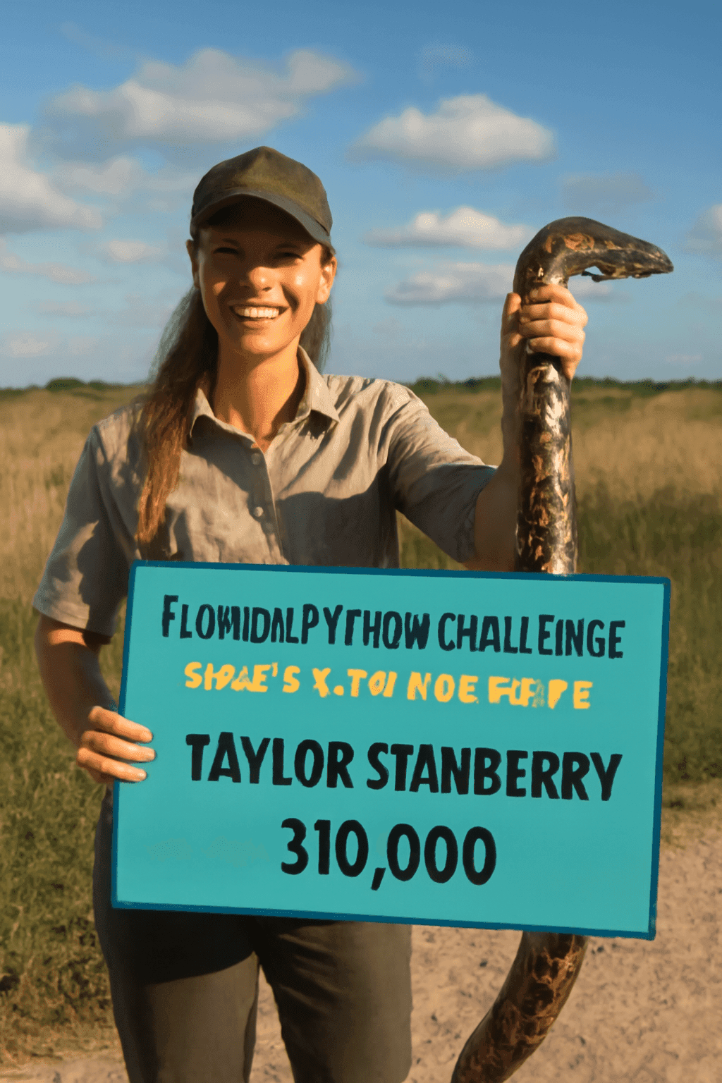 Taylor Stanberry Florida Python Challenge Winner