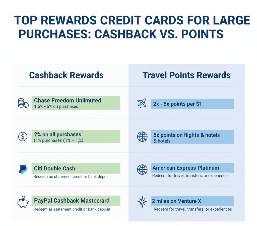can you buy a car with a credit card chart