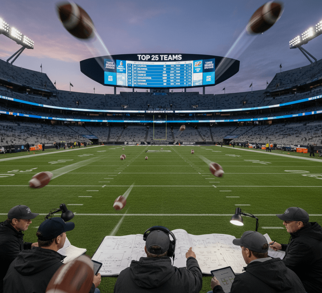 College Football Coaches Poll Rankings: