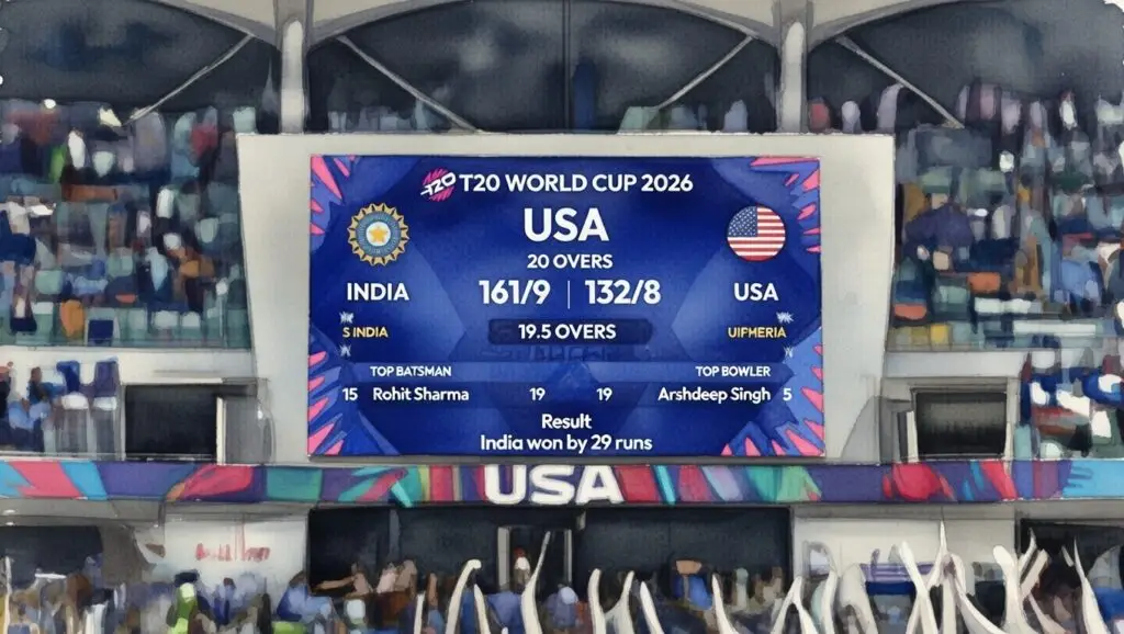 India vs USA HIGHLIGHTS