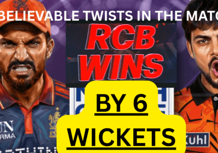 RCB won today’s IPL match 2026