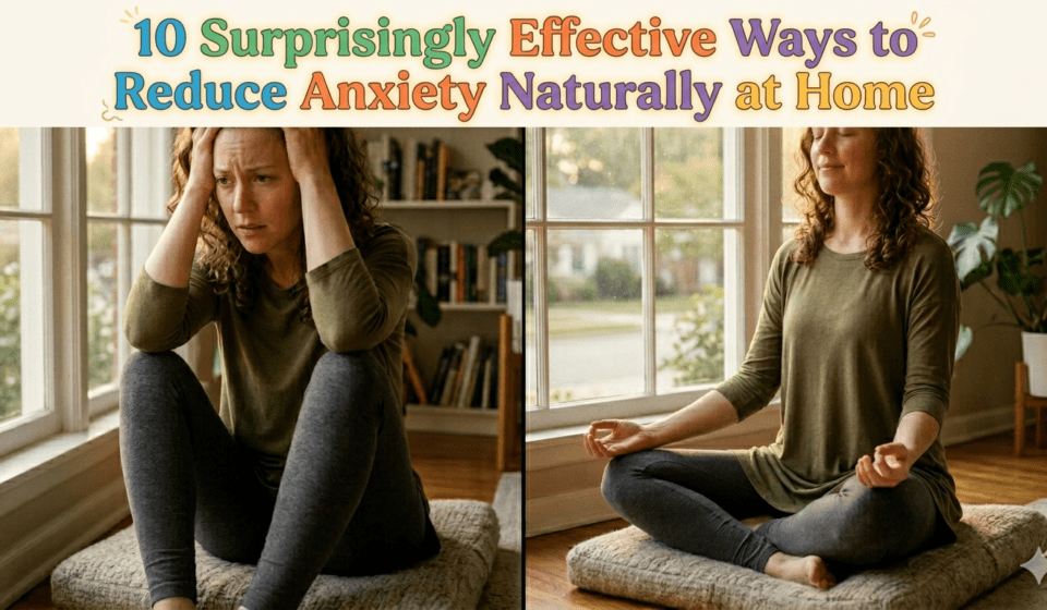 10 Surprisingly Effective Ways to Reduce Anxiety Naturally at Home