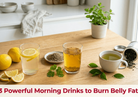 Top 3 Powerful Morning Drinks to Burn Belly Fat Fast