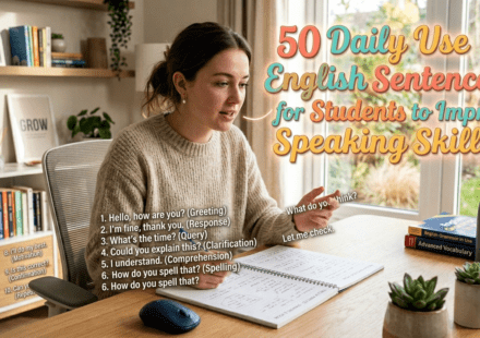 daily use English sentences