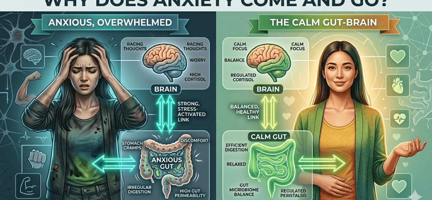 Why Does My Anxiety Come and Go Suddenly? (7 Real Reasons)