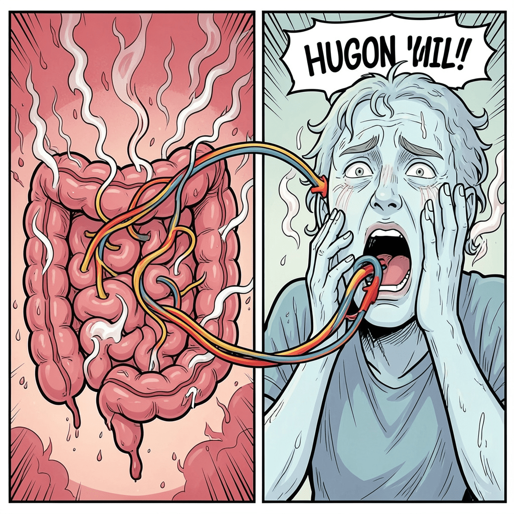 Signs Your Gut Is Destroying Your Mental Health Gut-brain axis showing how poor gut health destroys mental health