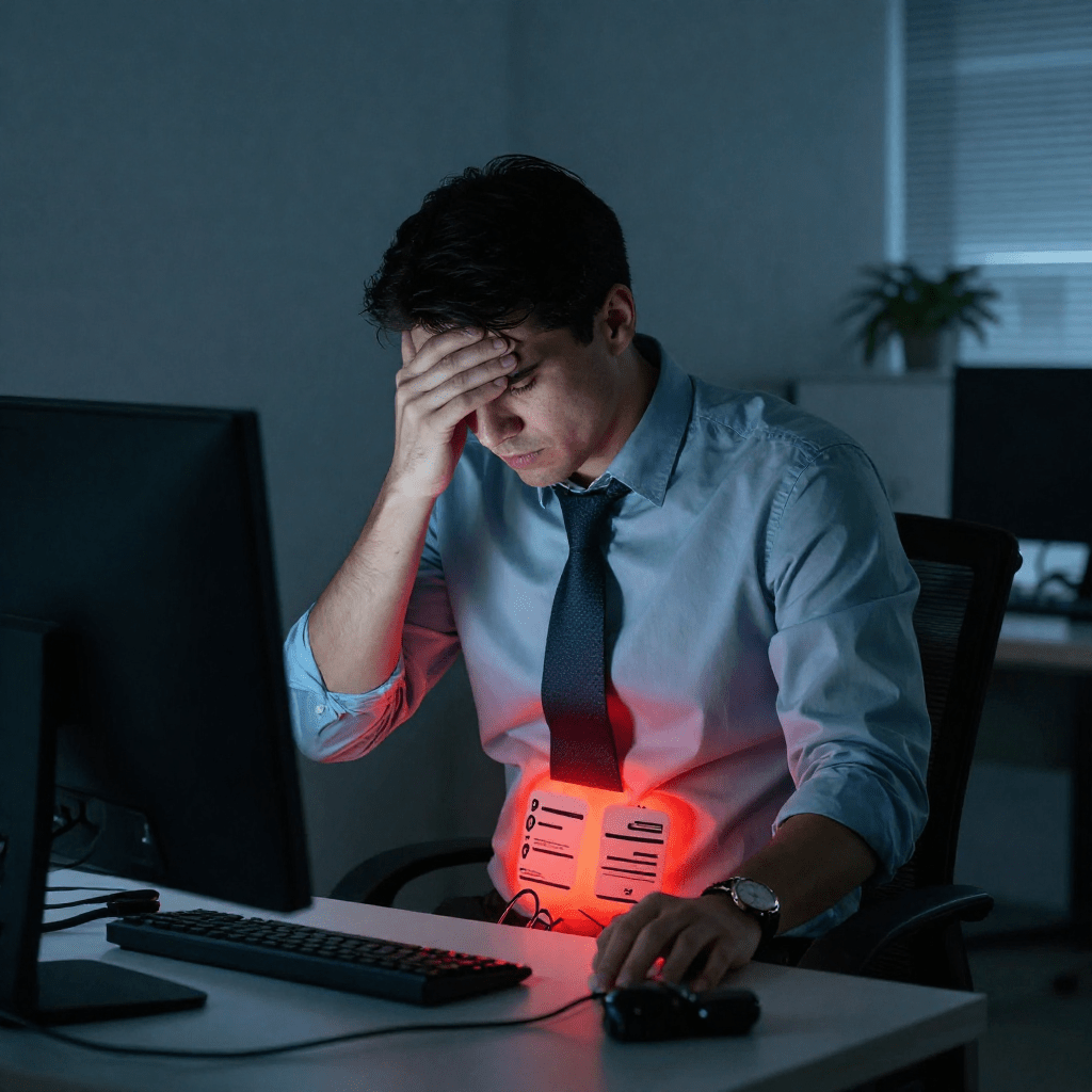 stress damaging gut health and anxiety