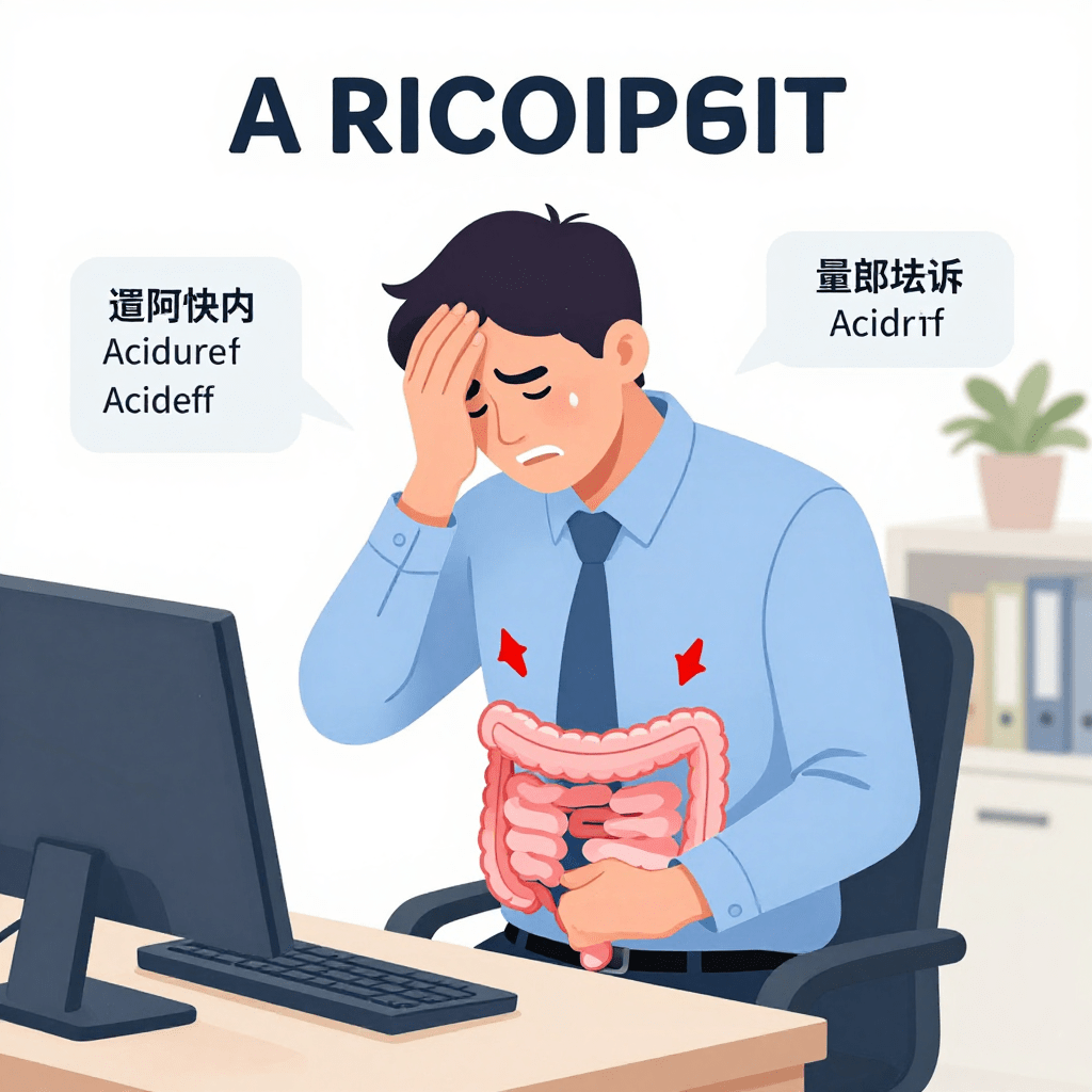 Can Anxiety Cause Acid Reflux due to slow digestion